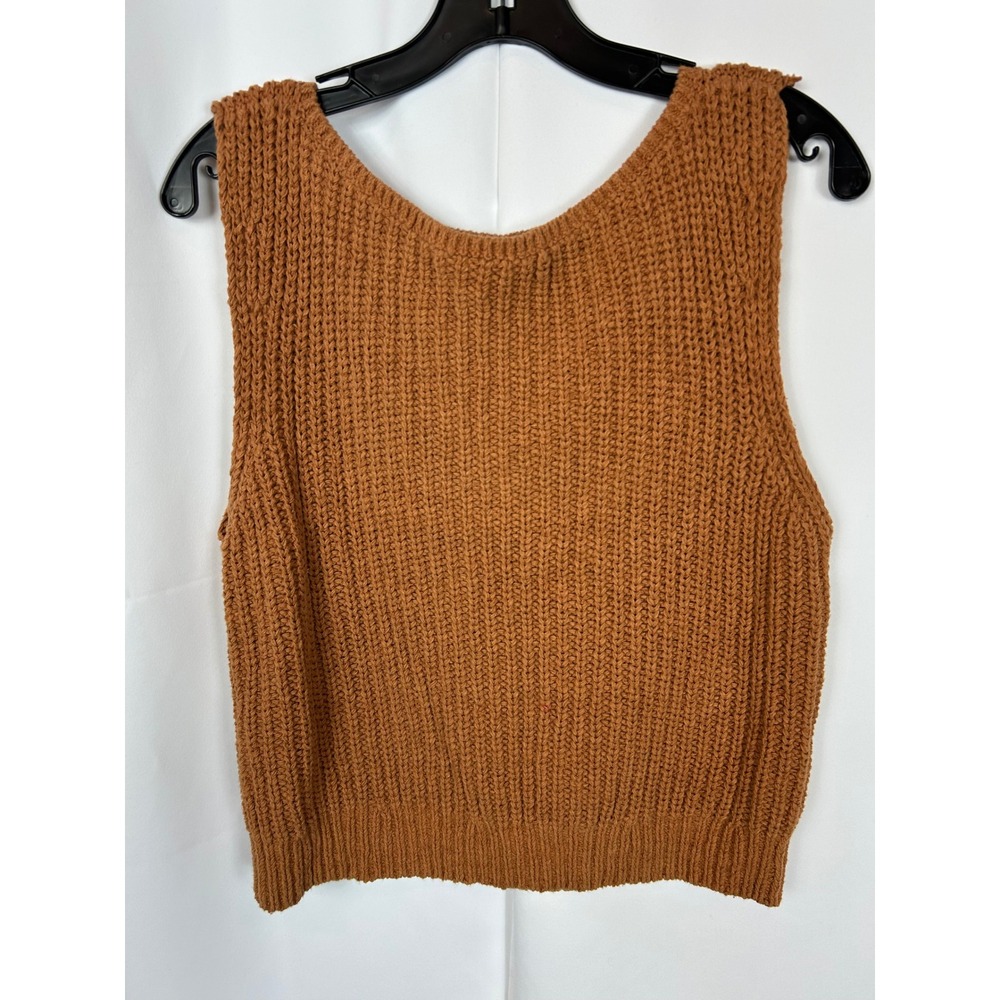Abercrombie & Fitch Rust Brown Knit Tank Top